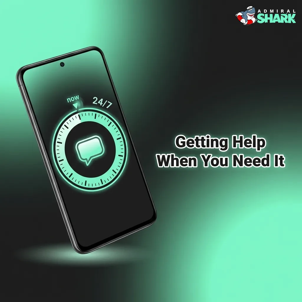 24/7 customer support options including live chat, email, phone, FAQ section, and social media for withdrawal assistance