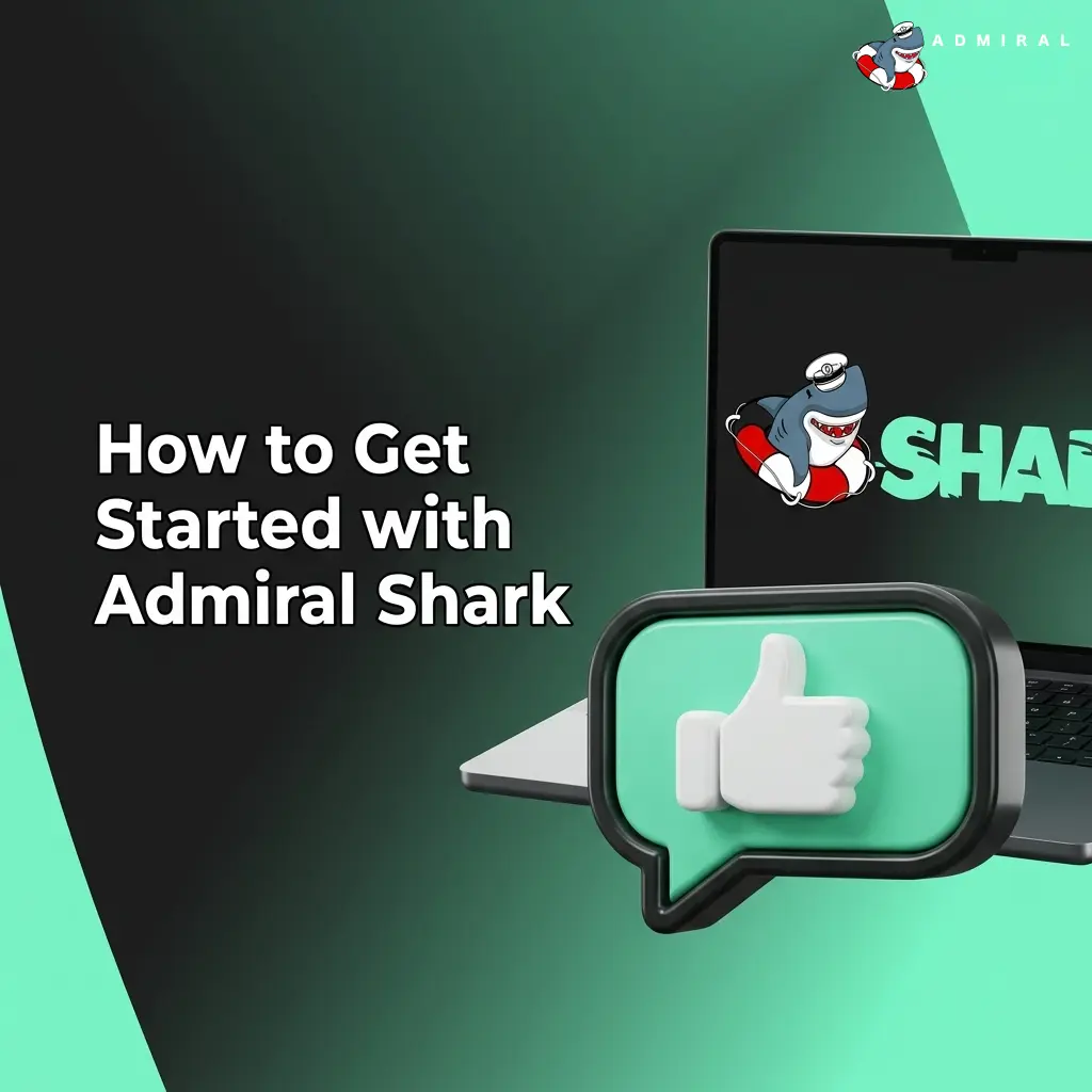 Step-by-step guide to getting started with Admiral Shark betting site, from registration to placing your first bet